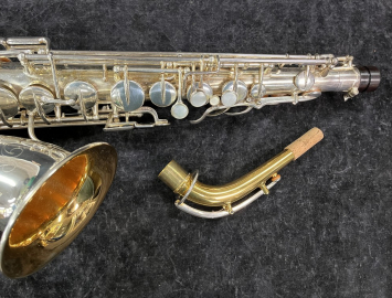 Photo Early Vintage Selmer Paris Modele 22 Alto Saxophone in Silver Plate, Serial #1197